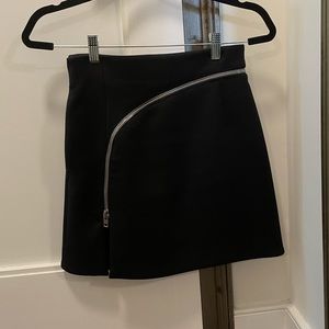 Alexander Wang zipper mini skirt